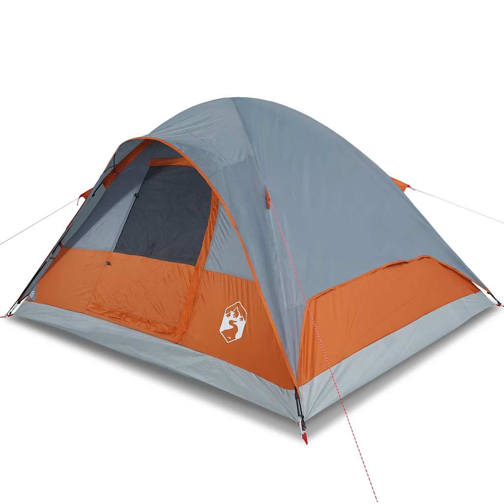 VidaXL Kuppelzelt für 6 Personen, wasserdicht, orange