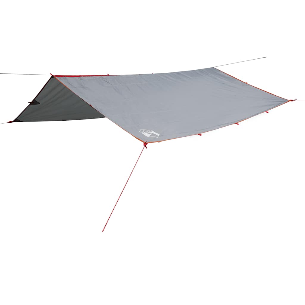 VidaXL Campingmarkise, wasserdicht, 360 x 294 cm, Grau und Orange