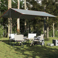 VidaXL Campingmarkise, wasserdicht, 360 x 294 cm, Grau und Orange