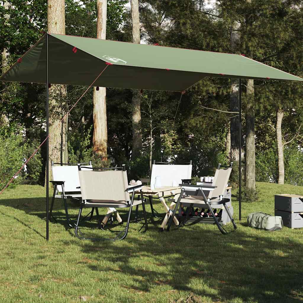 VidaXL Campingmarkise, wasserdicht, 400 x 294 cm, Grün