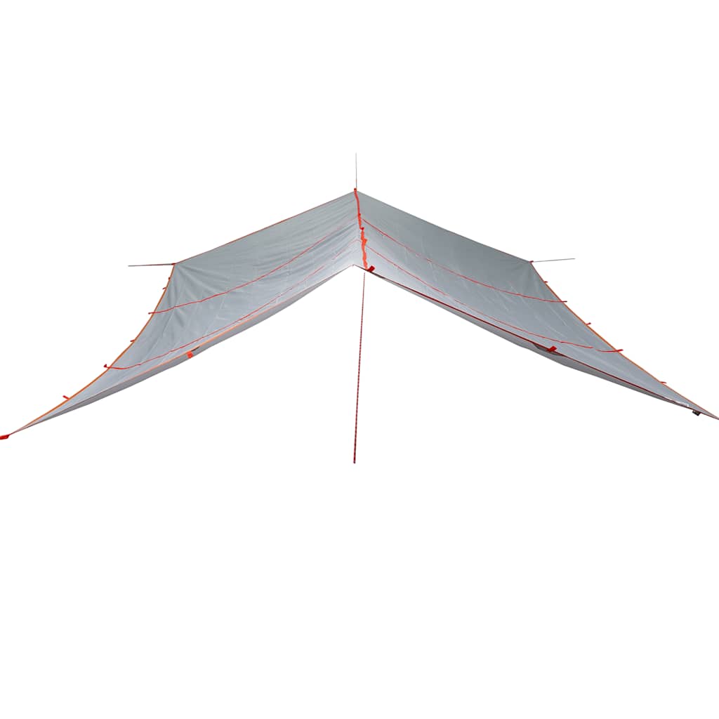 VidaXL Campingmarkise, wasserdicht, 420 x 440 cm, Grau und Orange