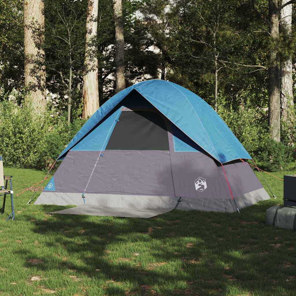 VidaXL Kuppelzelt für 2 Personen, wasserdicht, blau