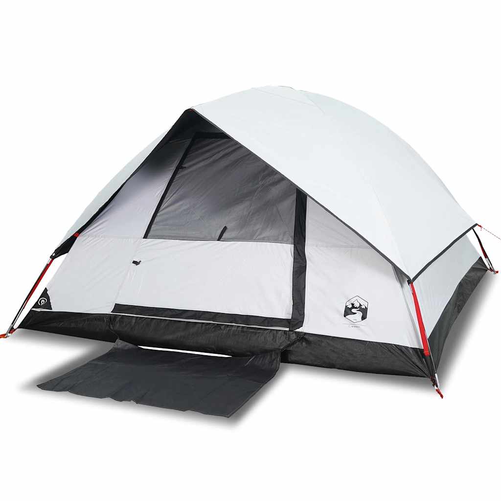 Vidaxl Dome Zelt 4-Personen Wasserdicht Verdammte Staub Weiß
