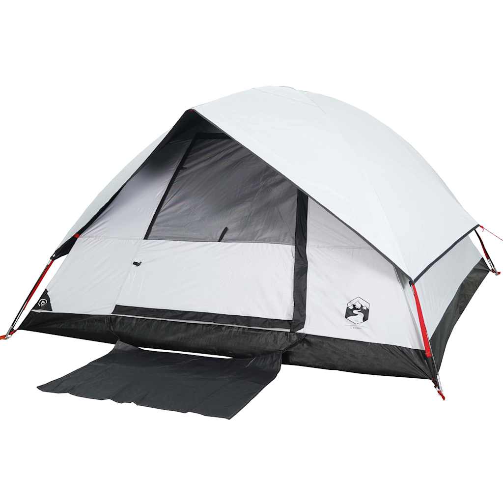 Vidaxl Dome Zelt 4-Personen Wasserdicht Verdammte Staub Weiß