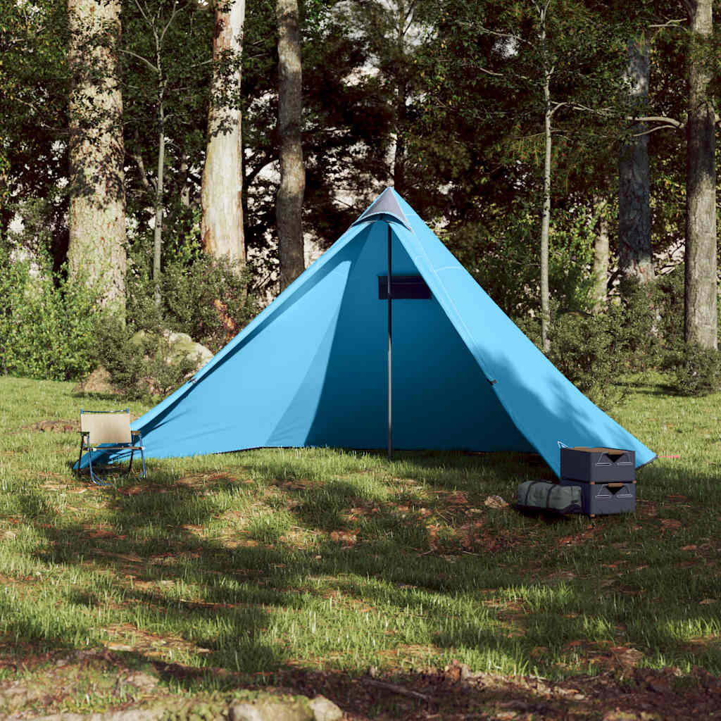 VidaXL 7-Personen-Tipi-Zelt, wasserdicht, blau