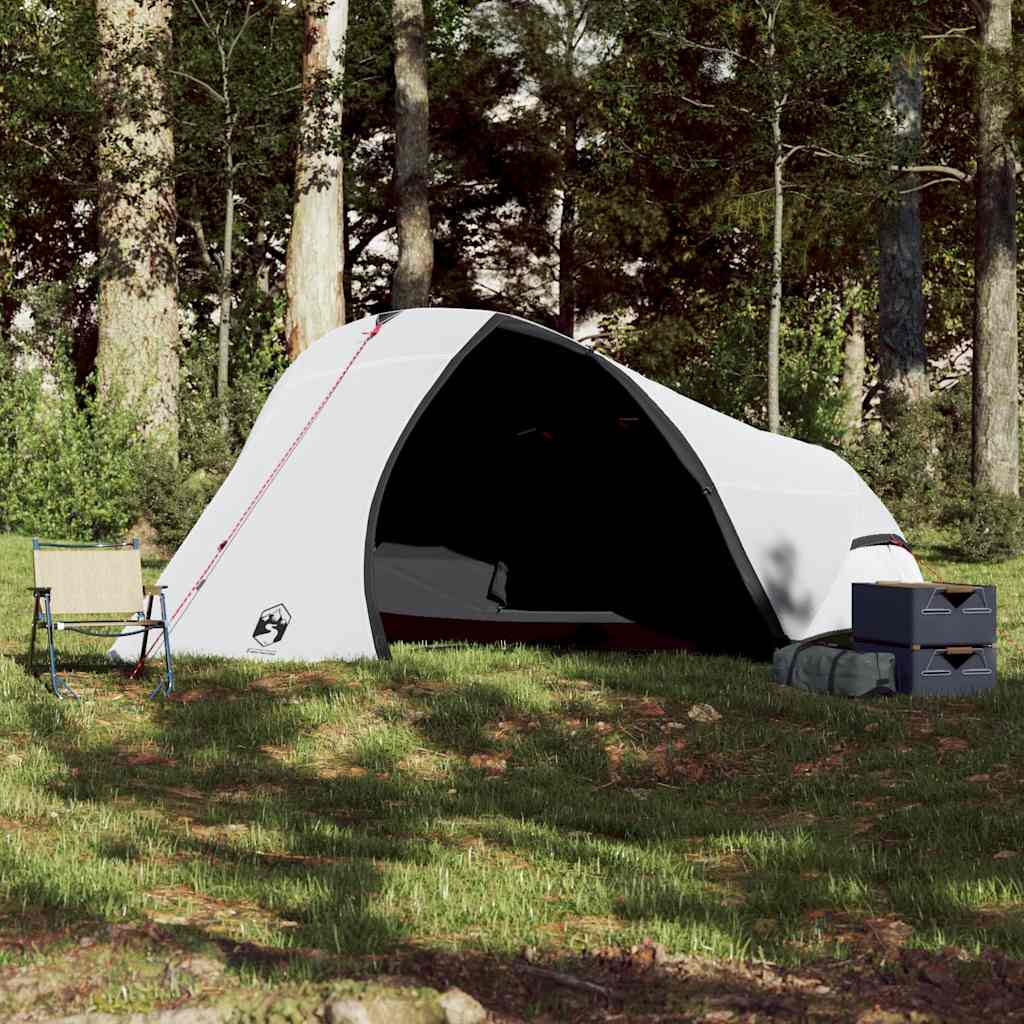 Vidaxl Dome Zelt 4-Personen Wasserdicht Verdammte Staub Weiß