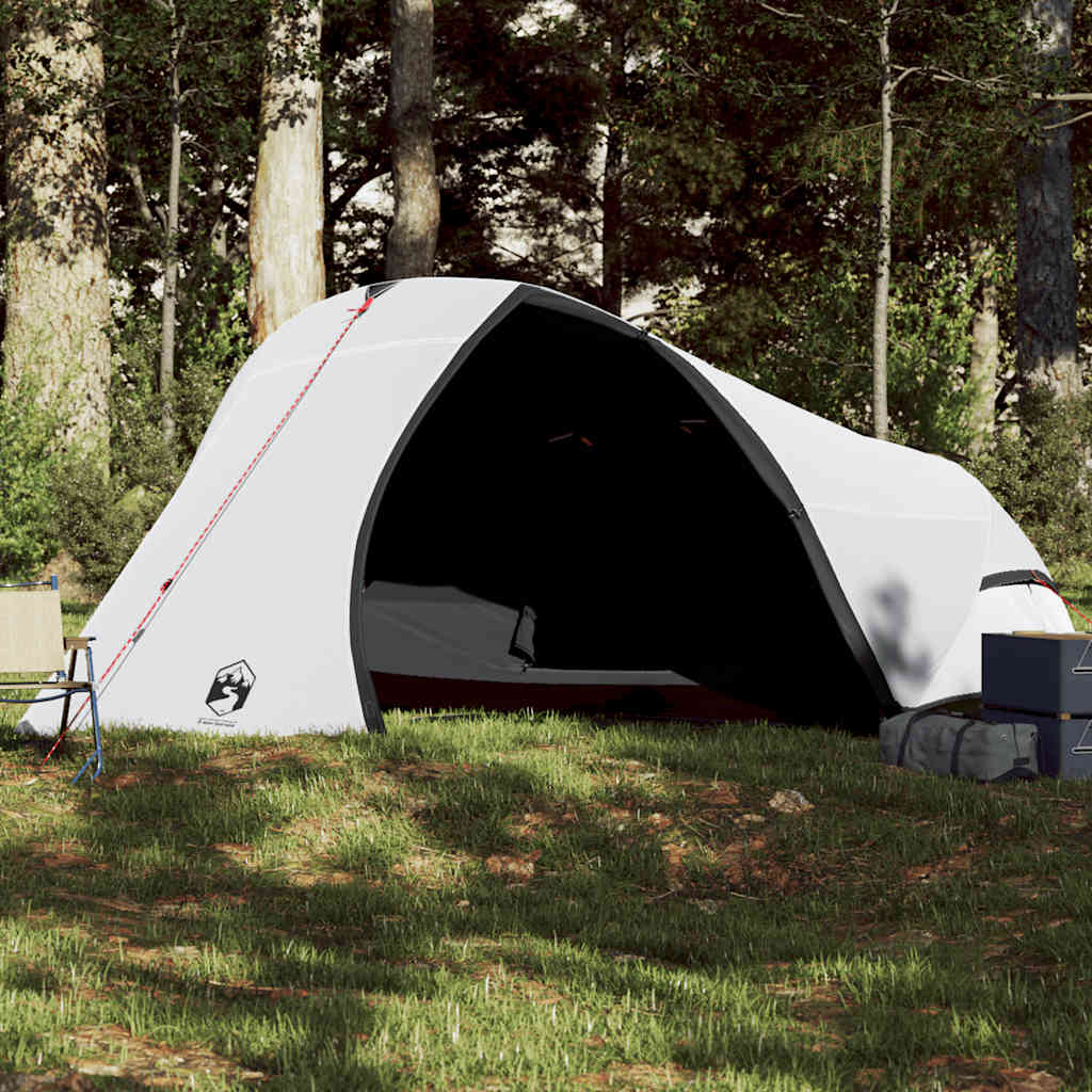 Vidaxl Dome Zelt 4-Personen Wasserdicht Verdammte Staub Weiß
