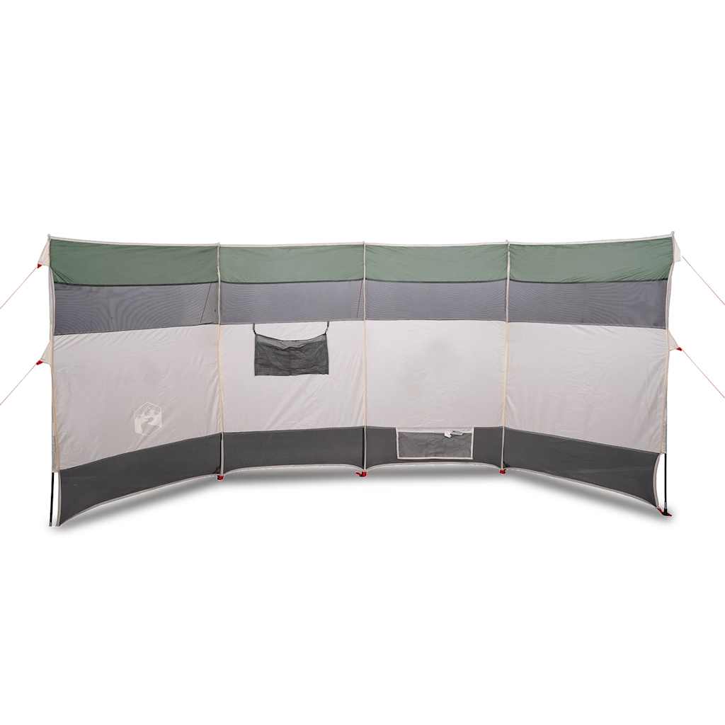 VidaXL Windschutz Camping Wasserdicht 366x152x152 cm Grün