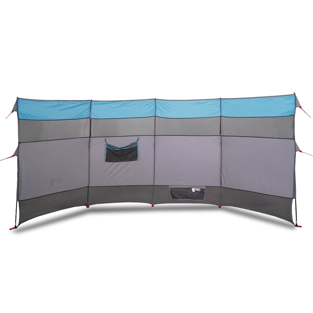 VidaXL Windschutz Camping Wasserdicht 366x152x152 cm Blau
