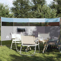 VidaXL Windschutz Camping Wasserdicht 366x152x152 cm Blau