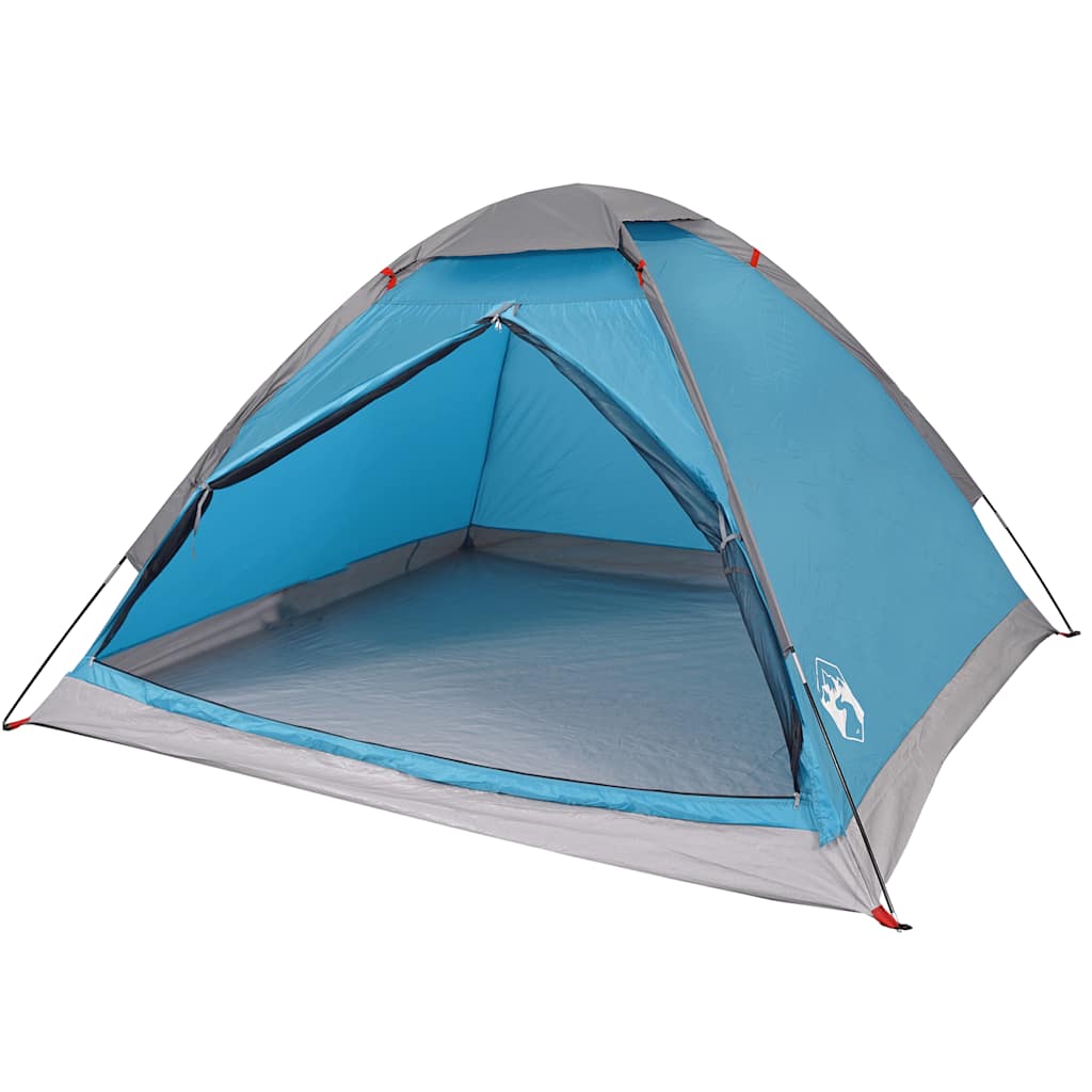 VidaXL Kuppelzelt für 4 Personen, wasserdicht, blau