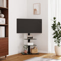 Vidaxl TV Standard Eckmodell 3-lagig für 32-65 Zoll Schwarz