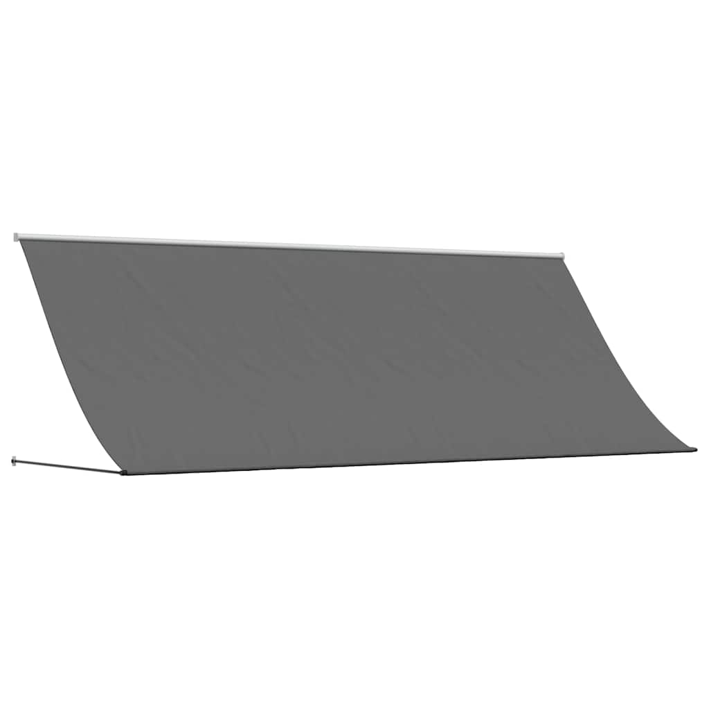 Vidaxl ausziehbar 400 x 150 cm Stoff und Stahl -Anthrazit -Verschärfen