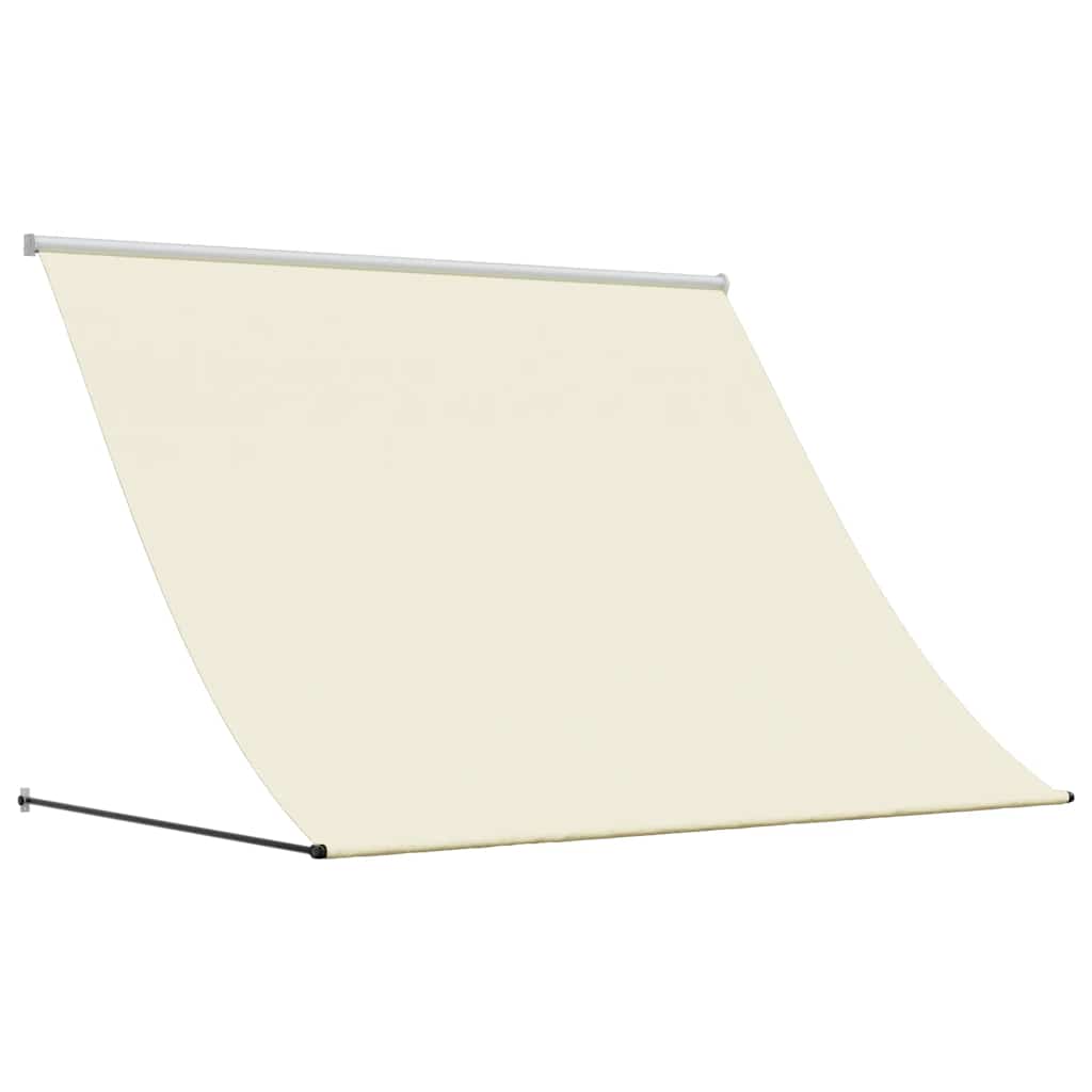 VidaXL Markise 250 x 150 cm, Stoff und Stahl, Creme