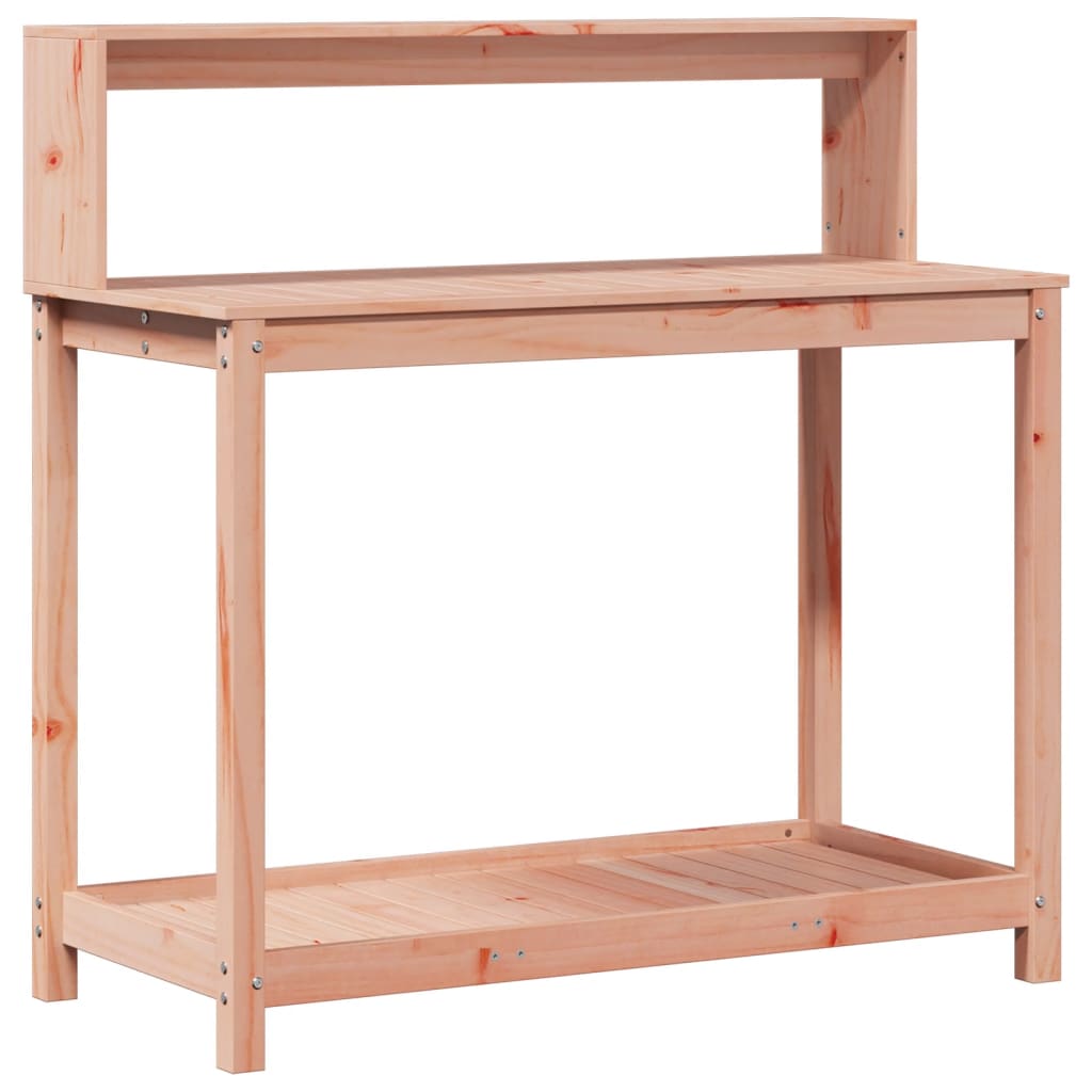 VidaXL Untertisch mit Regalen 108x50x109,5 cm Massivholz Douglasie