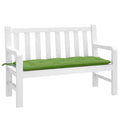 VidaXL Gartenbankkissen 120x50x7 cm Stoff, meliertes Grün