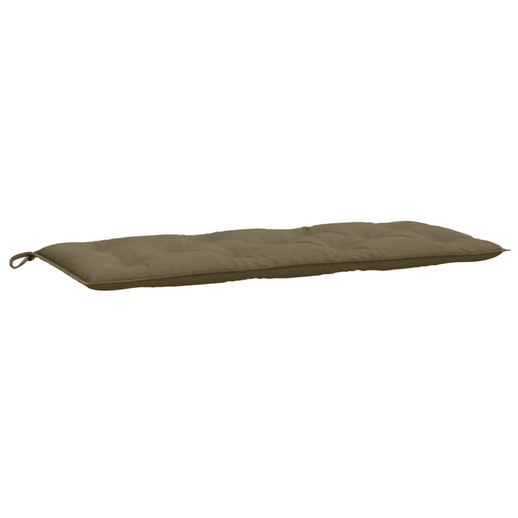 VidaXL Gartenbankkissen 120x50x7 cm, melierter taupefarbener Stoff