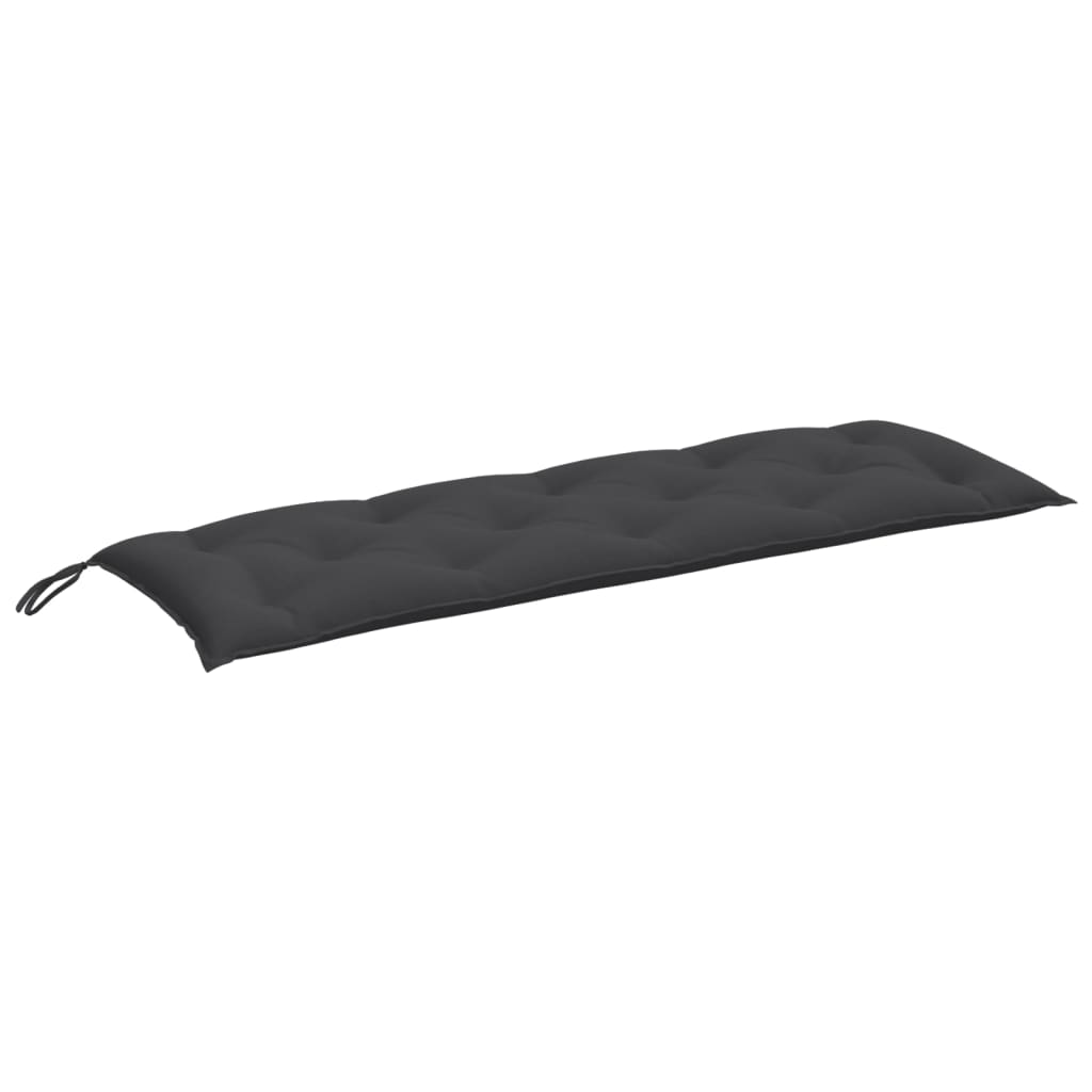 VidaXL Gartenbankkissen 150x50x7 cm Stoff, meliert, Anthrazit