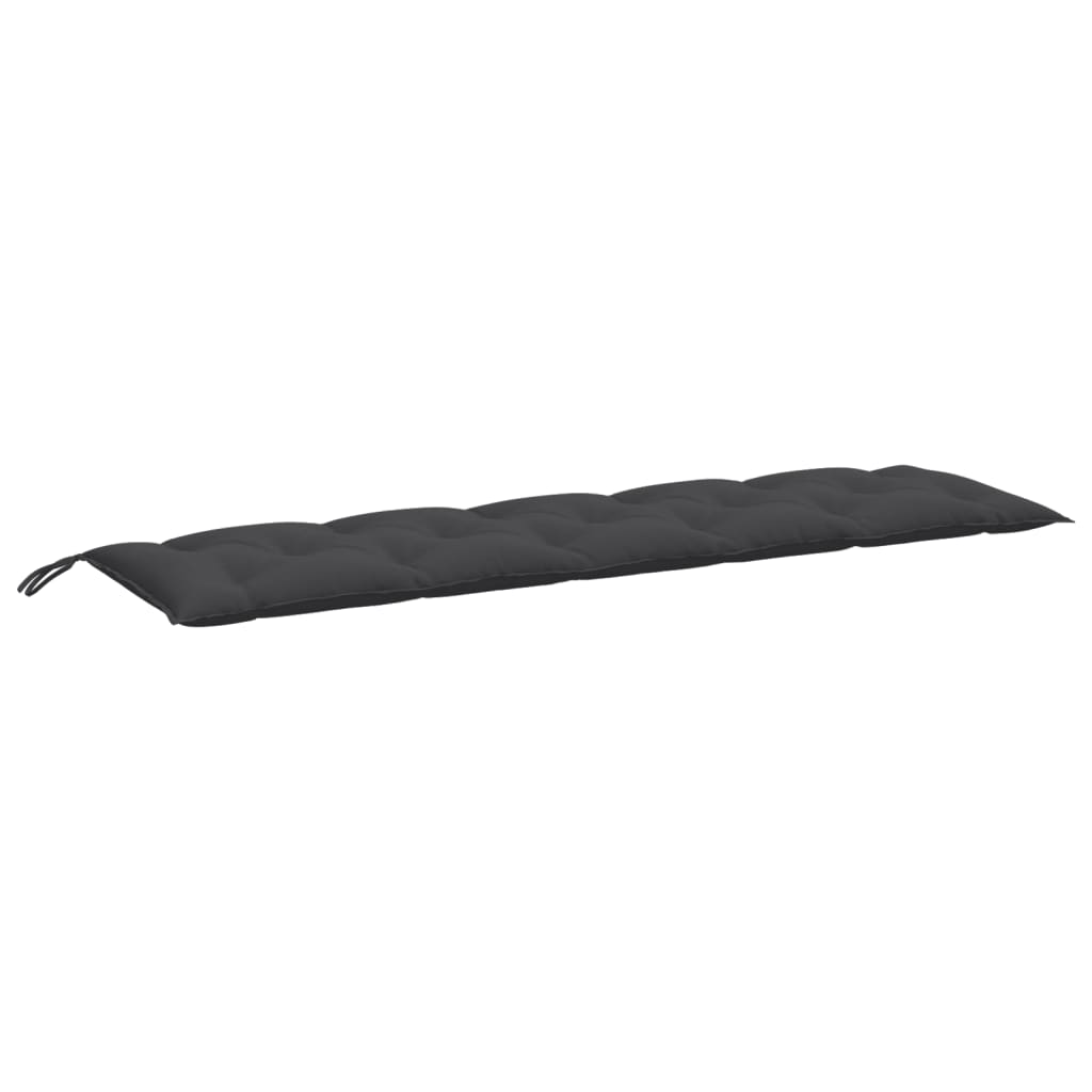 VidaXL Gartenbankkissen 180x50x7 cm Stoff, meliert, Anthrazit