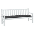 VidaXL Gartenbankkissen 180x50x7 cm Stoff, meliert, Anthrazit