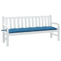 VidaXL Gartenbankkissen 180x50x7 cm, melierter Stoff, Blau