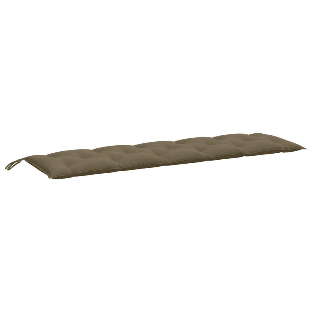 VidaXL Gartenbankkissen 180x50x7 cm, melierter taupefarbener Stoff