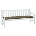 VidaXL Gartenbankkissen 180x50x7 cm, melierter taupefarbener Stoff