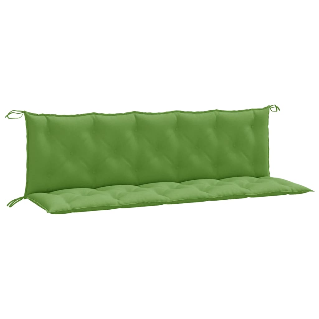VidaXL Gartenbank Kissen 2 ST 180x50x7 cm Gemischt grüner Stoff