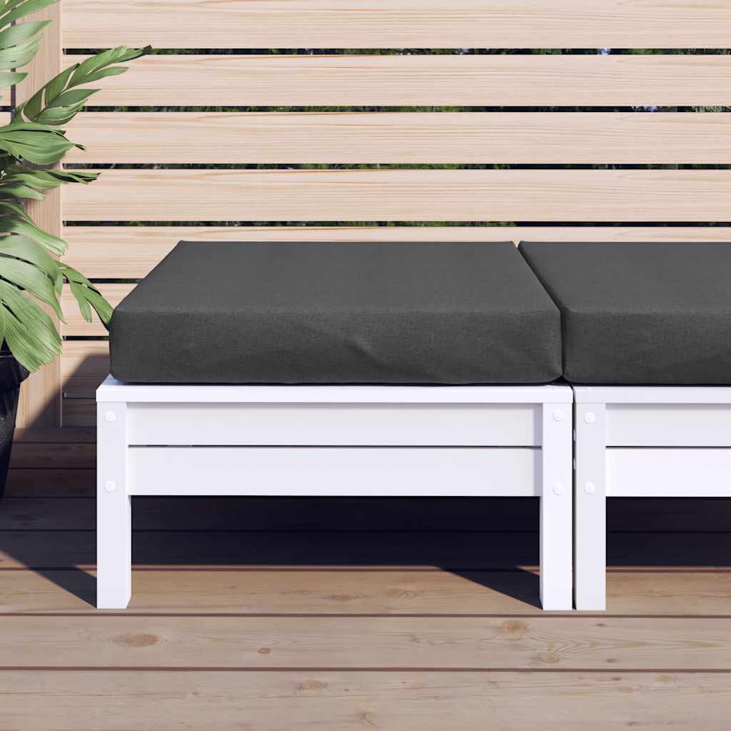 VidaXL Palettenkissen 60x60x9,5 cm, Stoff meliert anthrazit
