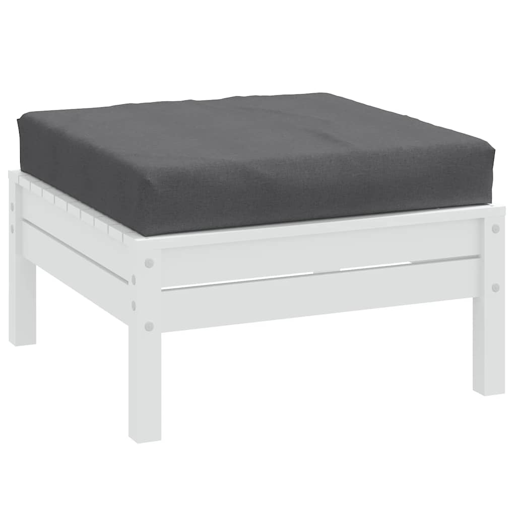 VidaXL Palettenkissen 60x60x9,5 cm, Stoff meliert anthrazit