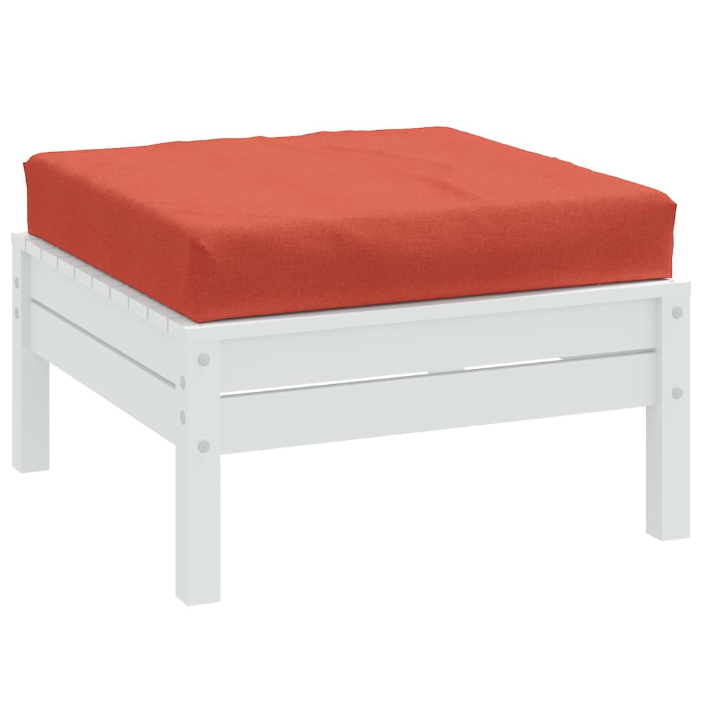 VidaXL Palettenkissen 60x60x9,5 cm, Stoff meliert rot