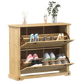 Vidaxx Schuhschrank Corona 99x32x85 cm Festkiefer