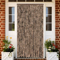 VidaXL Fliegengitter 100x200 cm Chenille beige und dunkelbraun