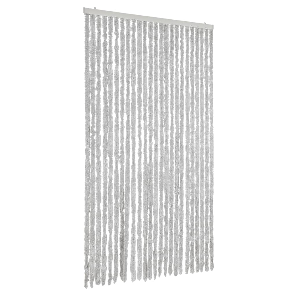 VidaXL Fliegengitter 100x220 cm Chenille Grau