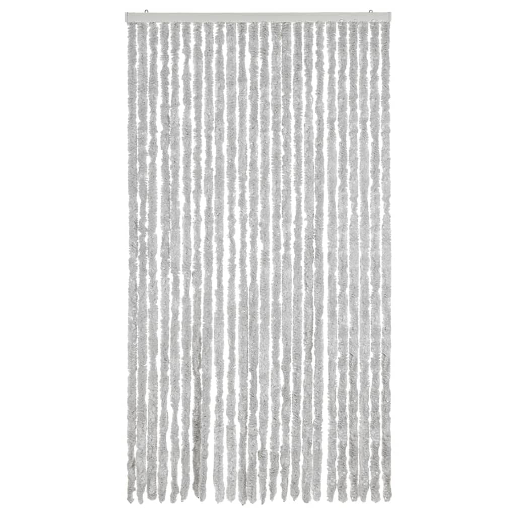 VidaXL Fliegengitter 100x230 cm Chenille Grau