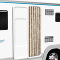 VidaXL Fliegengitter 56 x 185 cm Chenille Dunkelbraun und Beige