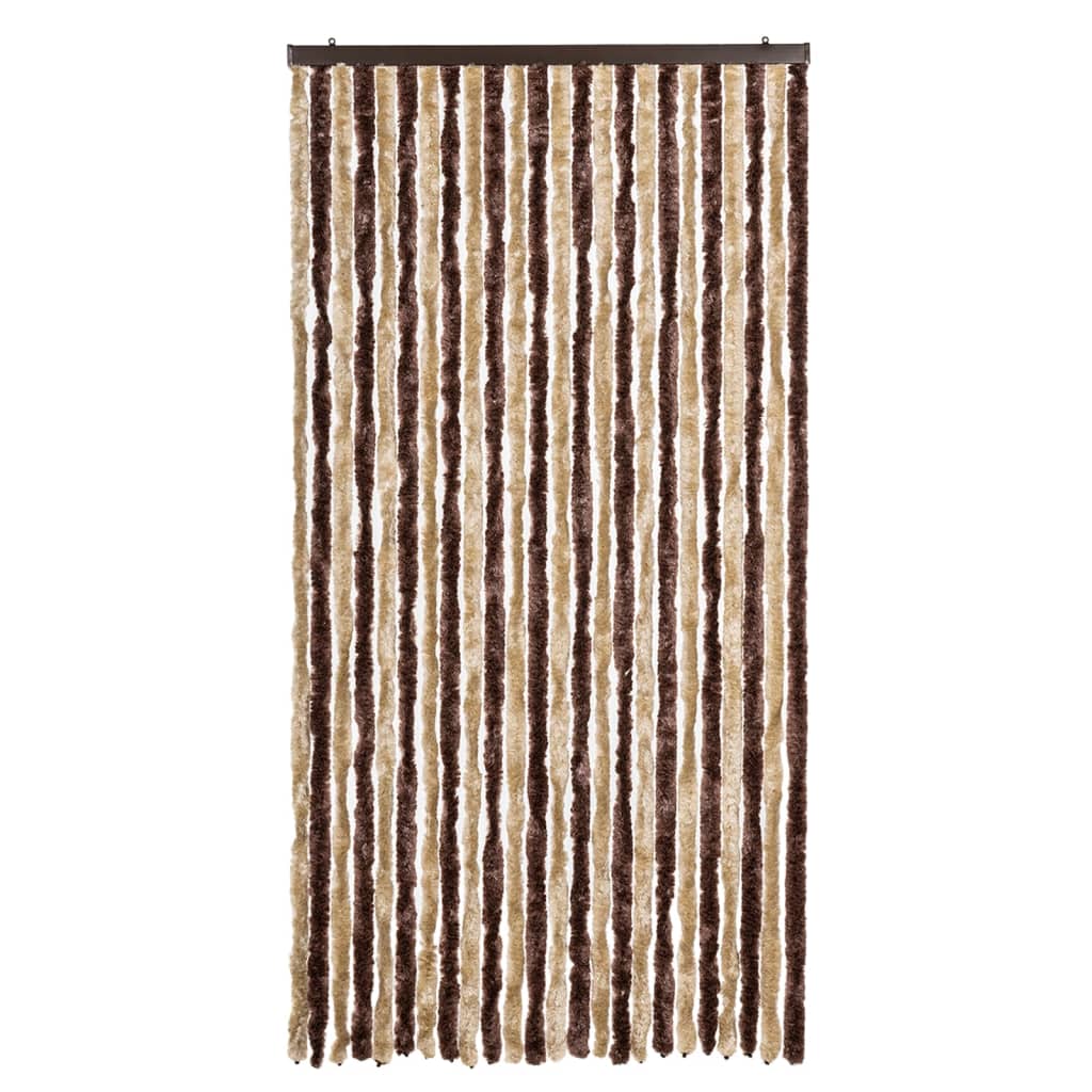 VidaXL Fliegengitter 100x230 cm Chenille beige und hellbraun