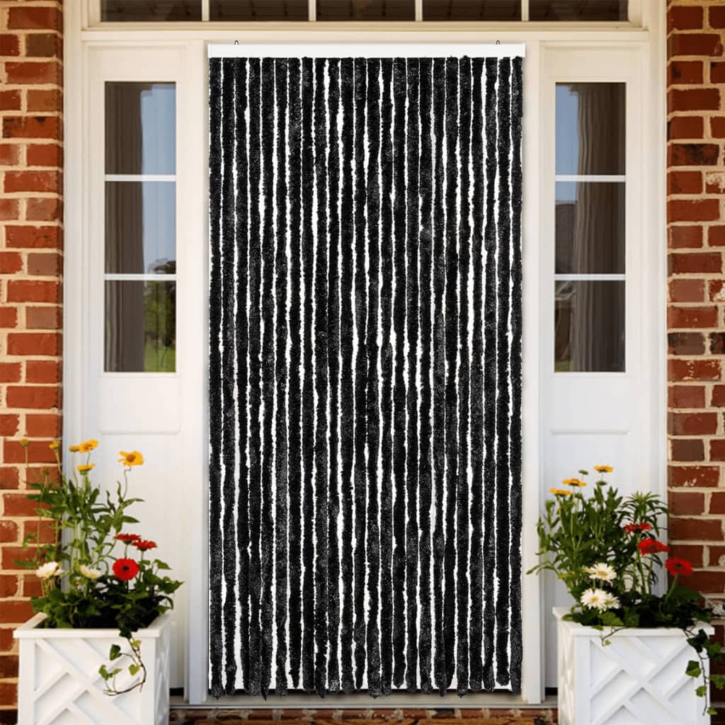 VidaXL Fliegengitter 100x200 cm Chenille Anthrazit