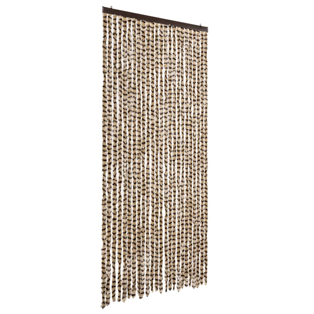 VidaXL Fliegengitter 100x200 cm Chenille beige und braun