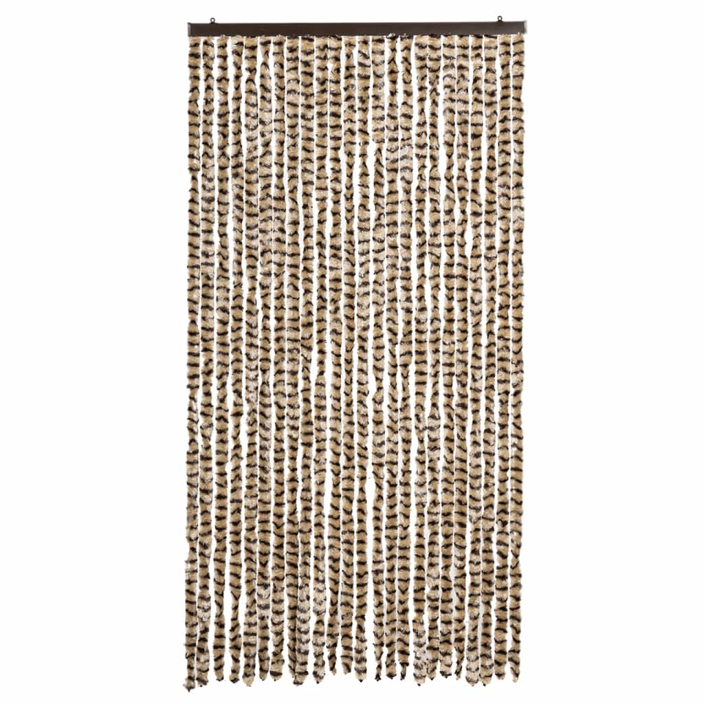 VidaXL Fliegengitter 100x200 cm Chenille beige und braun