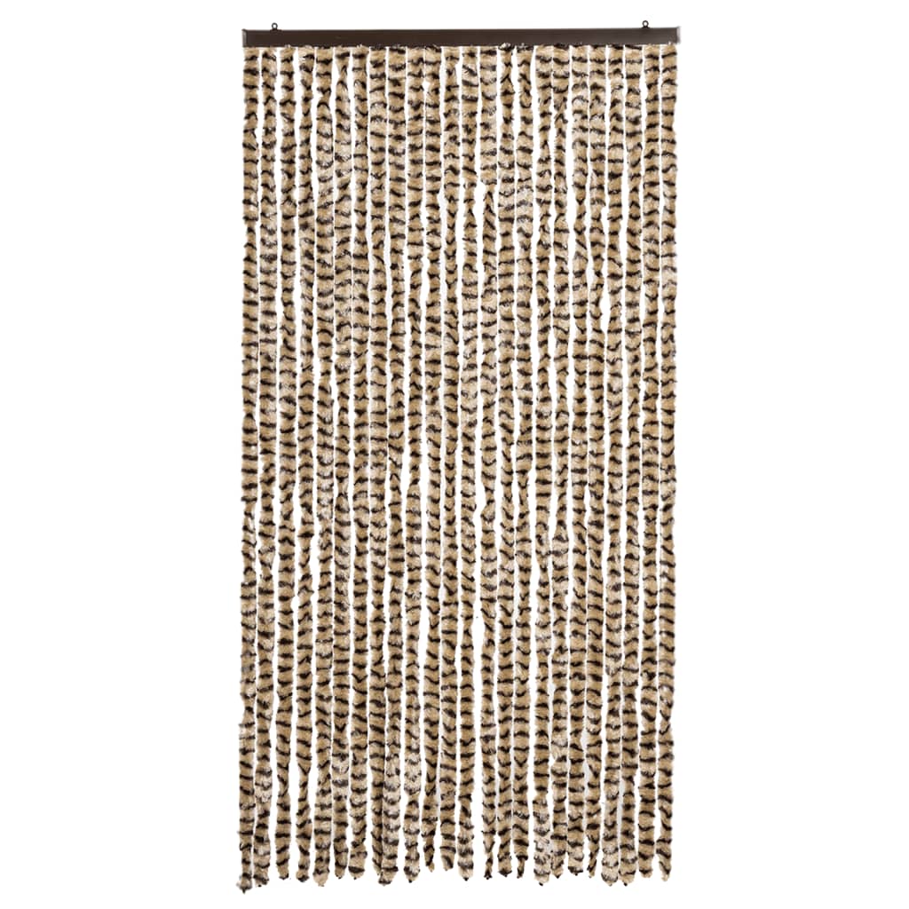VidaXL Fliegengitter 100x230 cm Chenille beige und braun