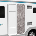 VidaXL Fliegengitter 56x200 cm Chenille Braun und Weiß