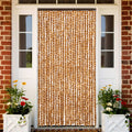 Vidaxl vliegengordijn 100x230 cm chenille okerkleurig en wit