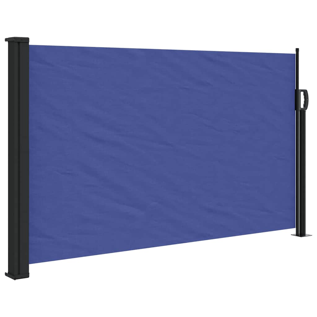 Vidaxxl Windschutzscheibe ausziehbar 117x300 cm blau