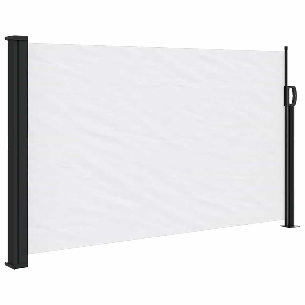 Vidaxl windscherm uittrekbaar 117x300 cm wit
