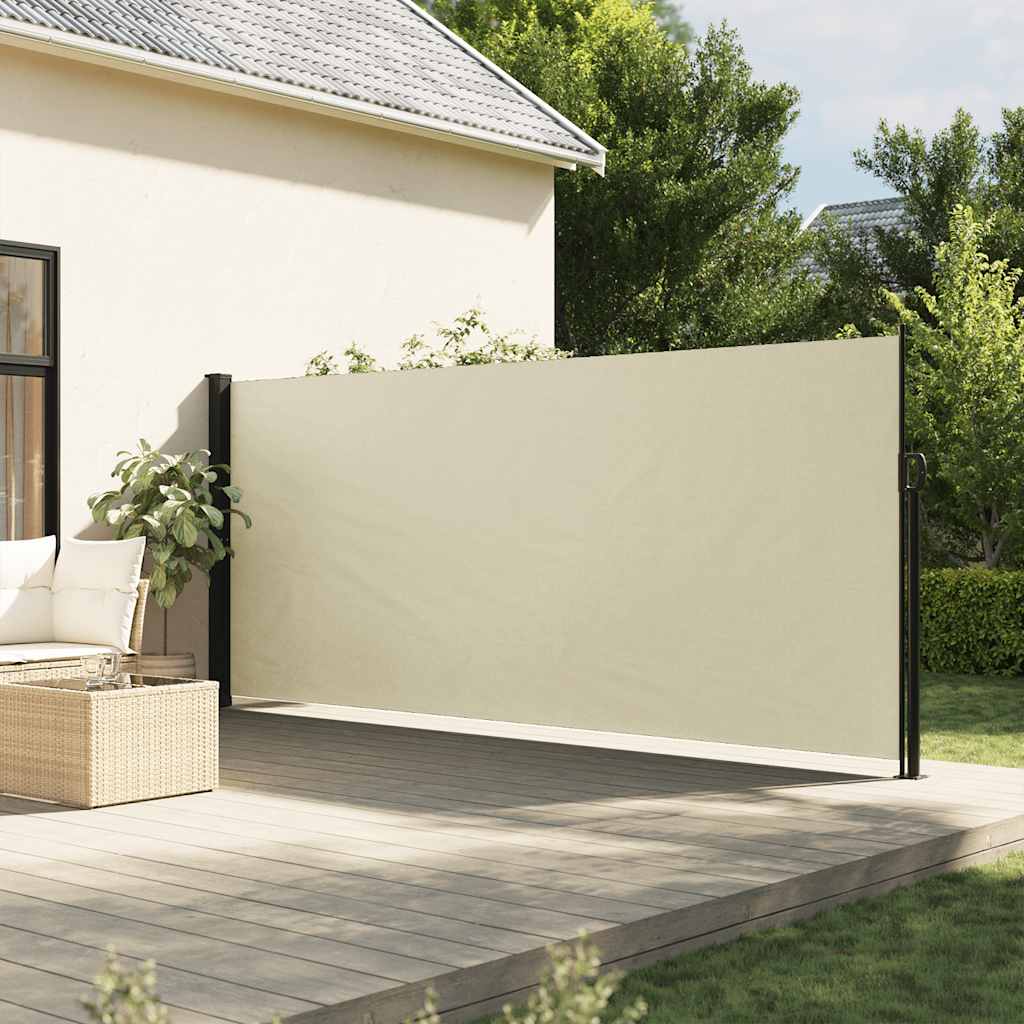VIDAXL - Windschutzvisier 160 x 300 cm, cremefarben