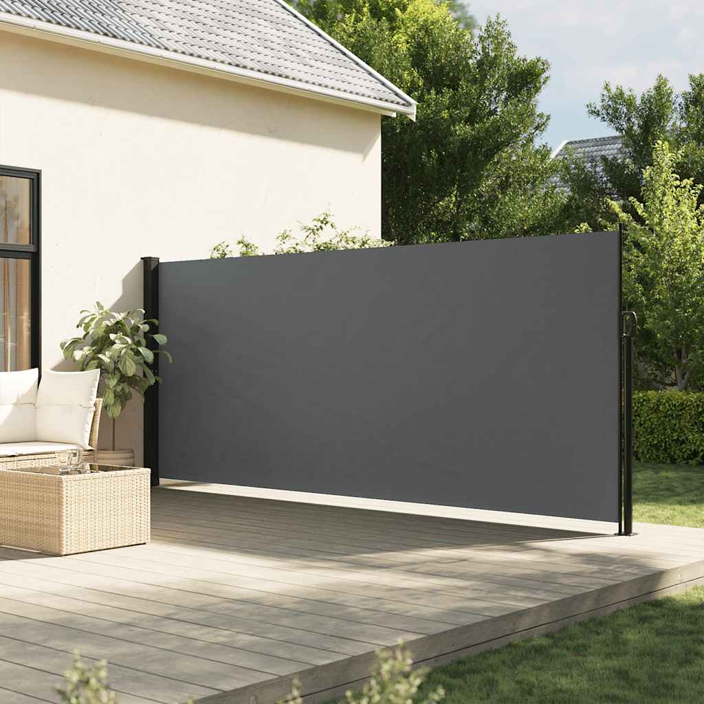Vidaxl uitschuifbaar zijluifel antraciet 160x300 cm