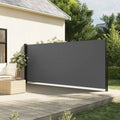 VIDAXL -Windschutzschild 180 x 300 cm Anthrazit -gelöscht