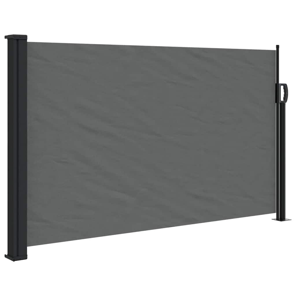 VIDAXL - Windschutz ausziehbar 120 x 500 cm Anthrazitfarben