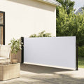 VIDAXL - Windschutzschild 140 x 500 cm weiß